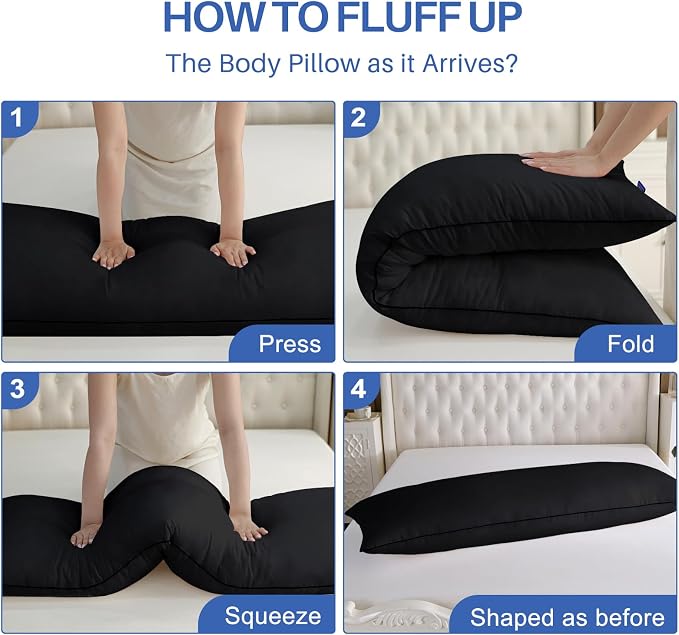 YZ HOME Memory Foam Body Pillow Insert - Image 5