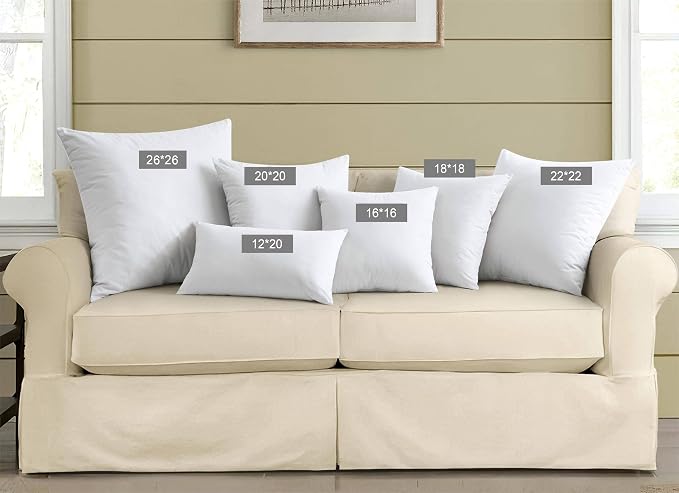 puredown® Euro Pillow Inserts 26 x 26, Down Feather Pillow Stuffer, Premium - Image 8