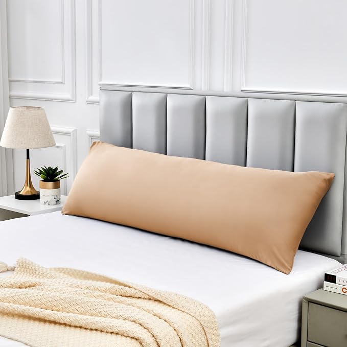 Warmstar Cotton Body Pillow Cover 1 Pack, 600 Thread Count Body Pillow case - Image 2