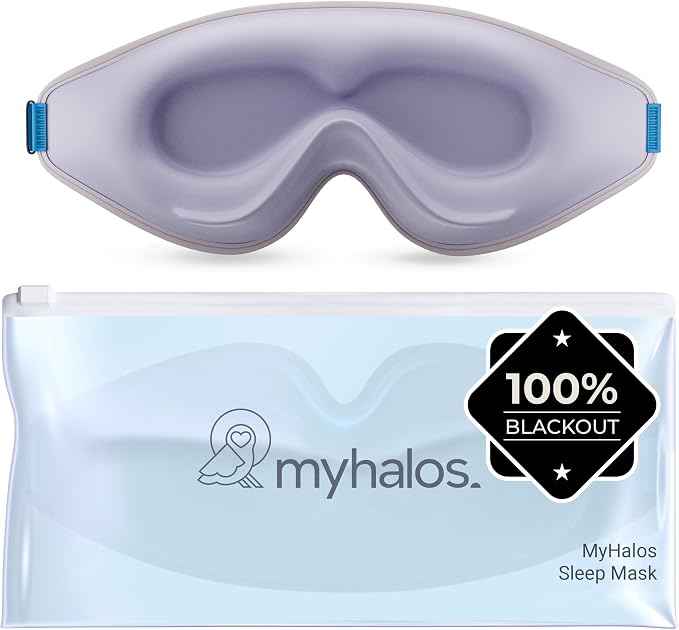 MyHalos® Sleep Mask – 3D Blackout Eye Mask by myhalos