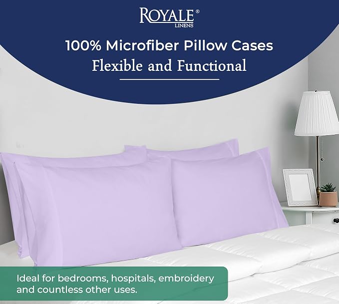 Royale Linens King Pillowcase Set of 2 - Image 6