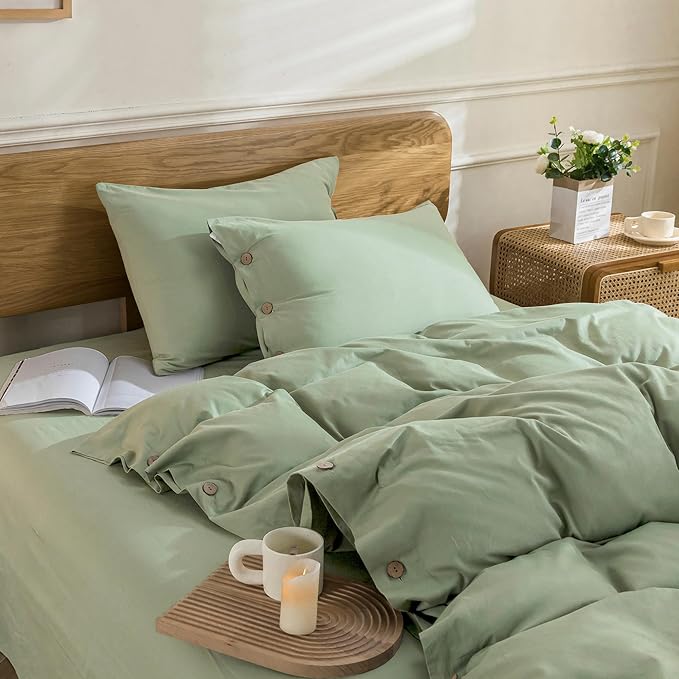 JELLYMONI Cotton Duvet Cover Cal King Size - Image 7