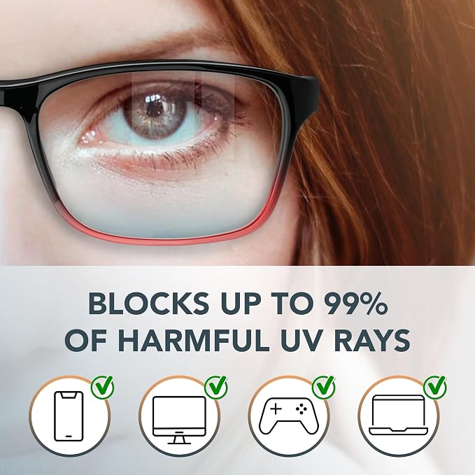 Stylish Blue Light Blocking Glasses - Image 2