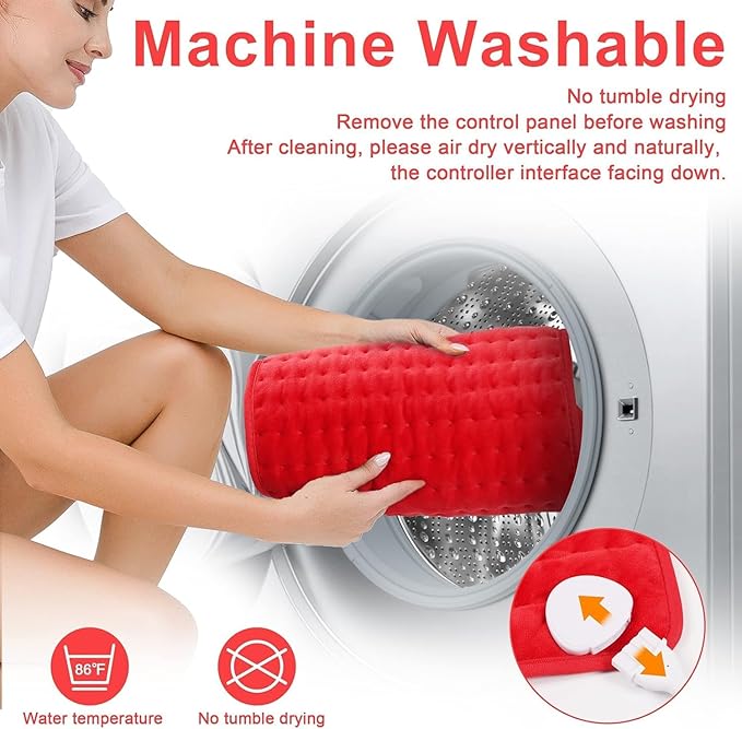 Deepsoon Heating Pad, Electric Heating Pads - Image 4