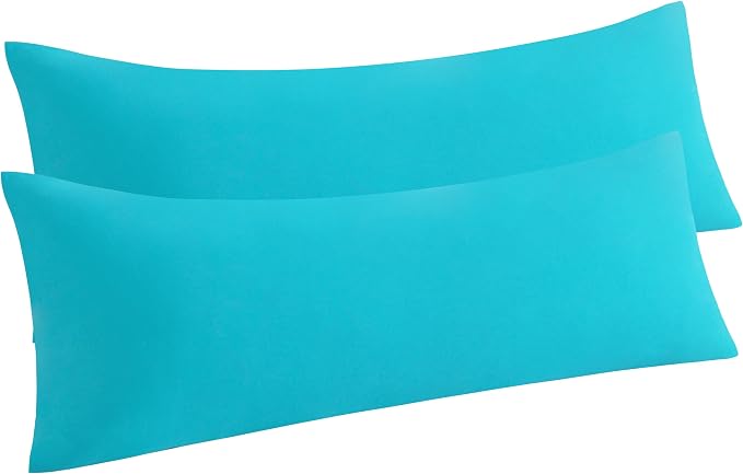 NTBAY Body Pillow Cases Set of 2, 2 Pack Brushed Microfiber 20x54 Pillow Cases by NTBAY