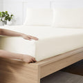 Twin Fitted Sheet Only with Full Elastic & Built in Corner Sheet Straps to by SweetHomeCollection