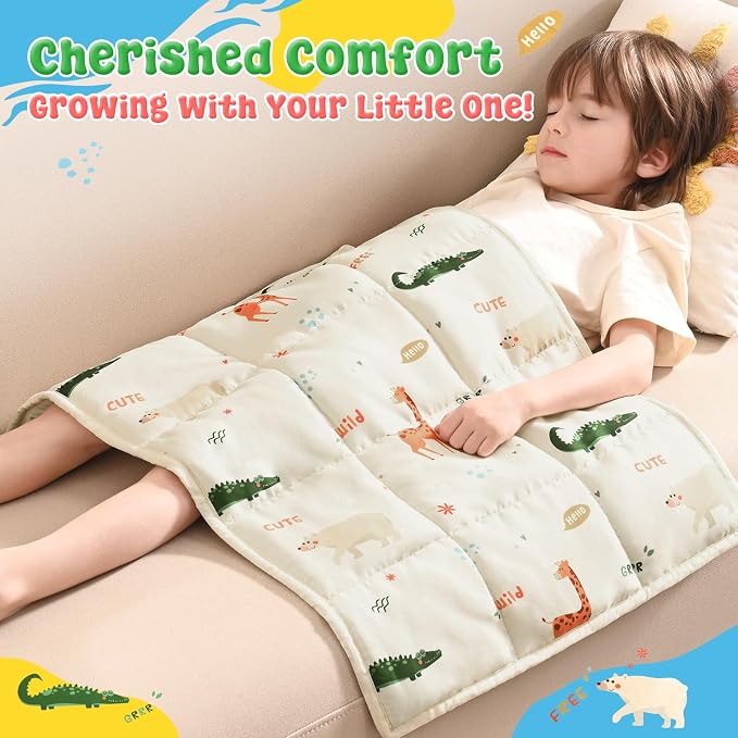 anfie Weighted Lap Pad 2 Pounds, Weighted Blanket Kids Cooling Blanket - Image 3