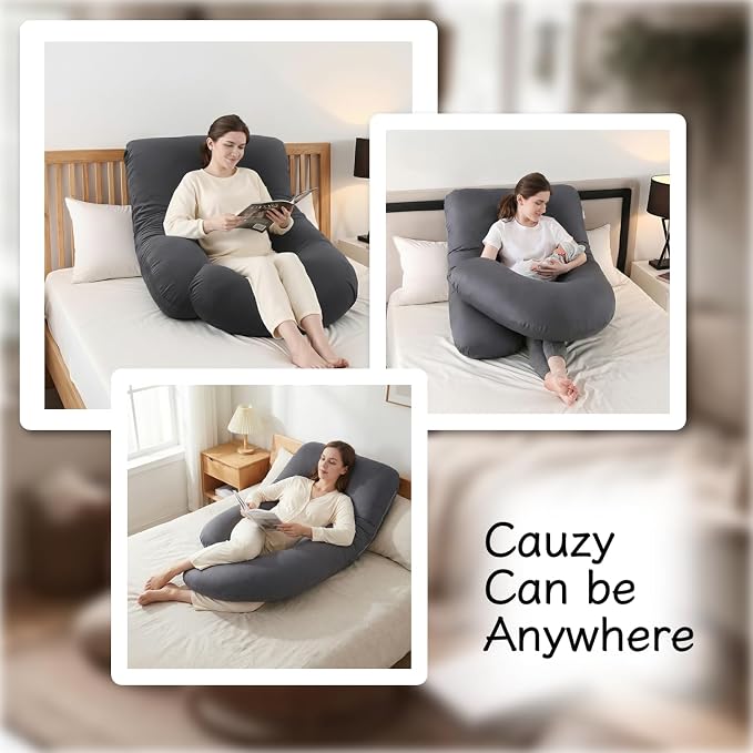 ALLOPERA Pregnancy Pillow, Full Body 57 Inch Maternity Pillow - Image 8