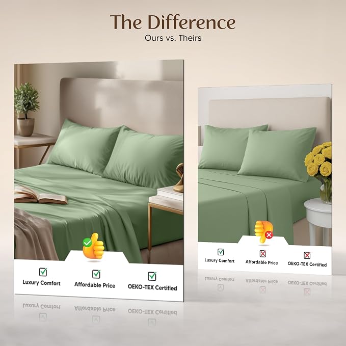 Utopia Bedding California King Size Sheet Set – 4 Piece Bed Sheets, Soft and - Image 6