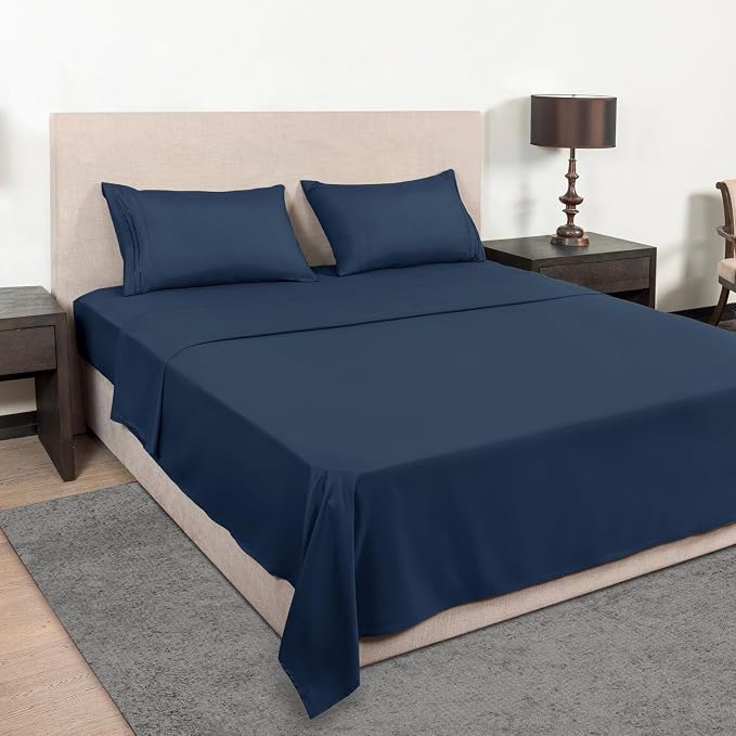 Mejoroom King Size Bed Sheet Set - Image 2