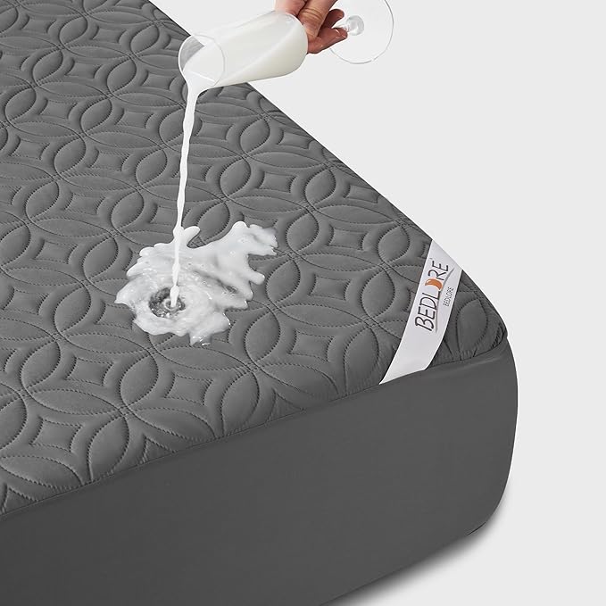 BEDLORE Waterproof Mattress Protector, RV Queen Size Mattress Pad Noiseless by Bedlore