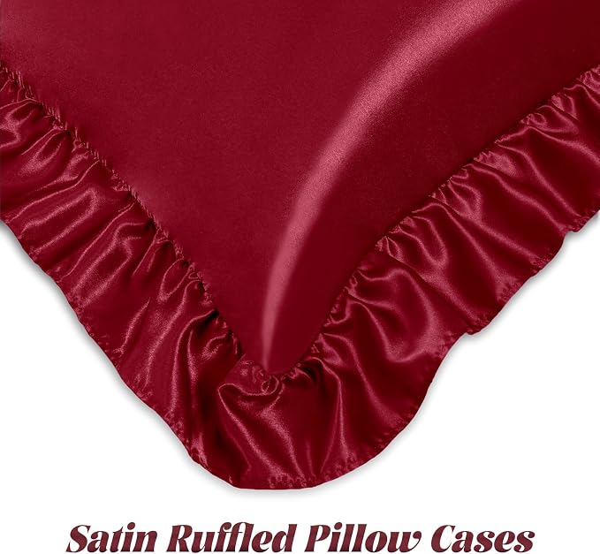 Homiest Ruffle Satin Pillowcase - Image 4