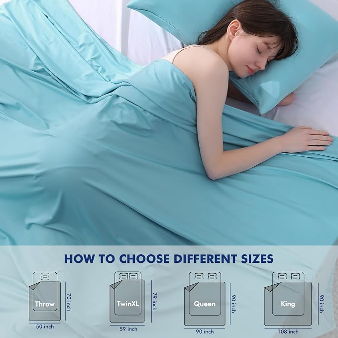 Elegear Cooling Blankets for Hot Sleeper Queen, Arc-Chill 3.0 Cool Fiber - Image 7