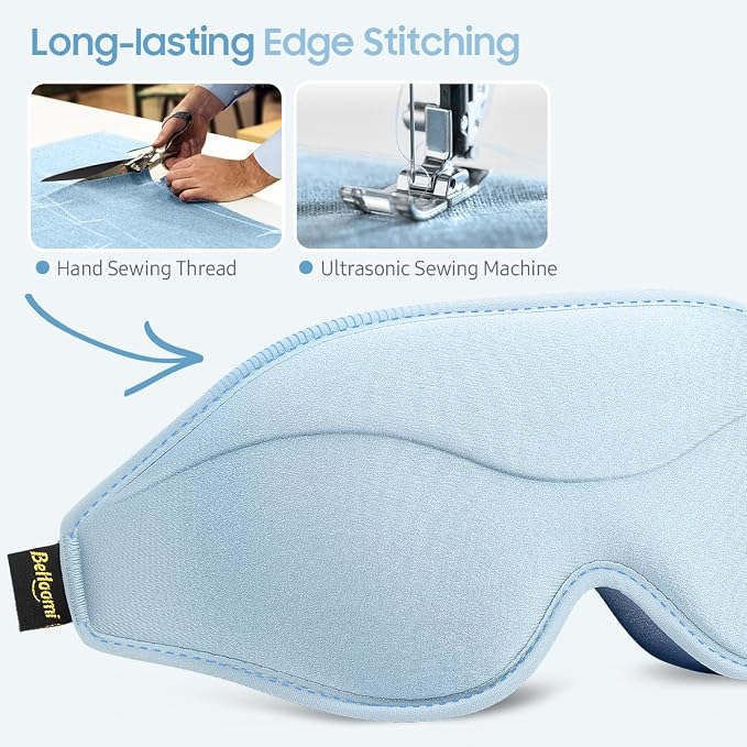 BeHoomi Sleep Mask, Premium Eye Mask - Image 6