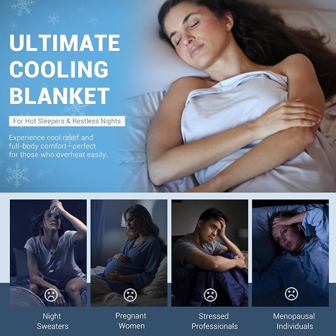 Elegear Cooling Blankets for Hot Sleeper King, Arc-Chill 3.0 Cool Fiber - Image 7