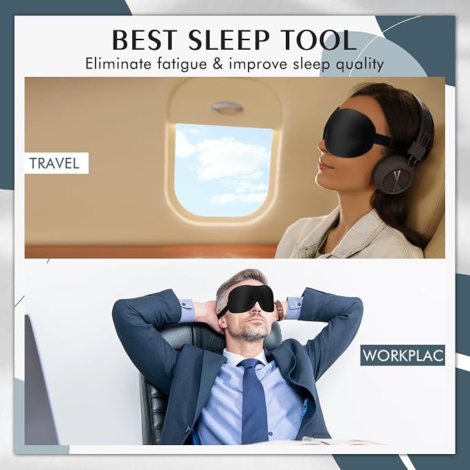 Bonuci 20 Pack Sleep Mask Blackout 3D Eye Mask - Image 7