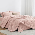Love's cabin Full Comforter Set Pink, 7 Pieces Full Bed in a Bag, All Season by Lovescabin