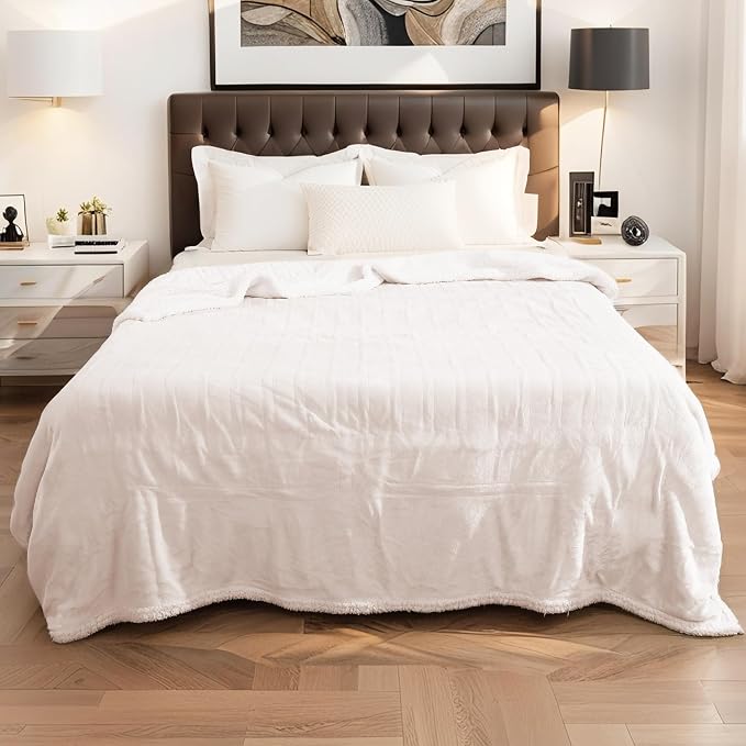 LaffyLo Electric Heated Blanket Twin Size 62 x 84, Fast Heating Blanket - Image 2