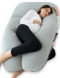 Meiz Pregnancy Pillows Cooling, Pregnancy Pillow U Shaped, Full Body Pillow and by Meiz