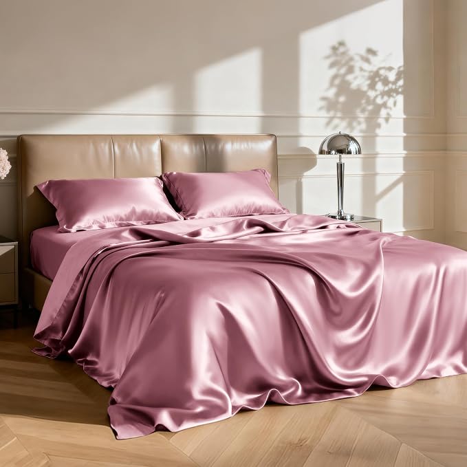 Love's cabin Full Size Satin Sheet Sets - Image 2