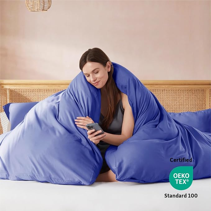 Nestl Royal Blue Duvet Cover Full Size - Image 3