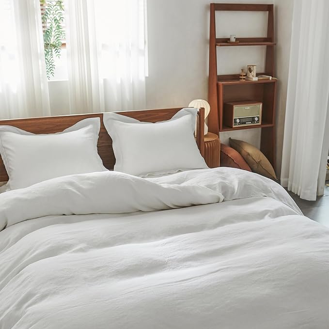 Simple&Opulence 100% Washed Linen Duvet Cover Set - Image 8