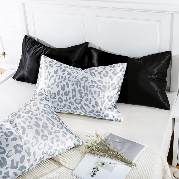 MR&HM Satin Pillowcase for Hair and Skin, Silk Satin Pillowcase 2 Pack - Image 5