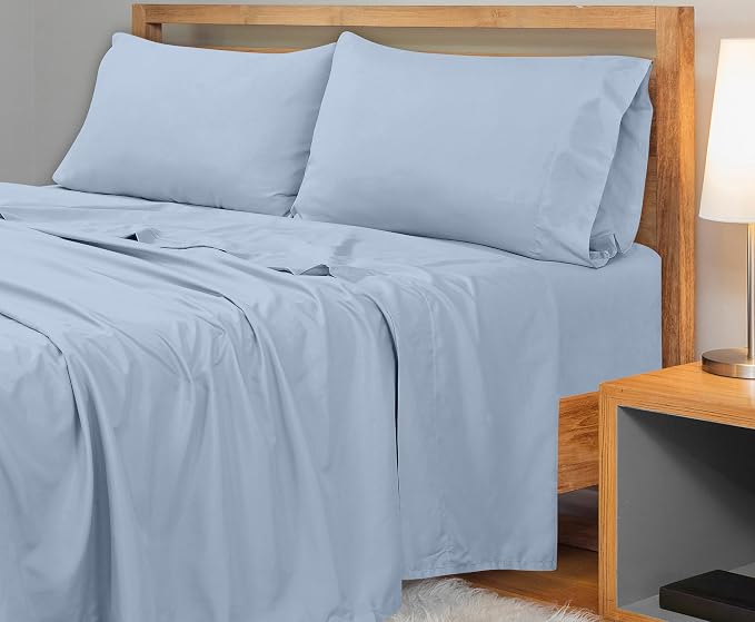 Royale Linens 300 Thread Count 100% Long Staple Combed Cotton Flat Sheet - Image 6