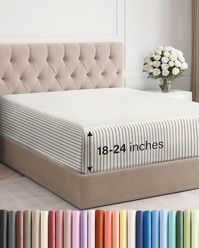 Extra Deep Queen Fitted Sheet by CGKUnlimited