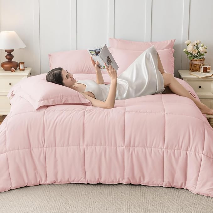 JOLLYVOGUE King Comforter Set, Ultra-Soft Bed in a Bag King Size 7 Pieces - Image 7