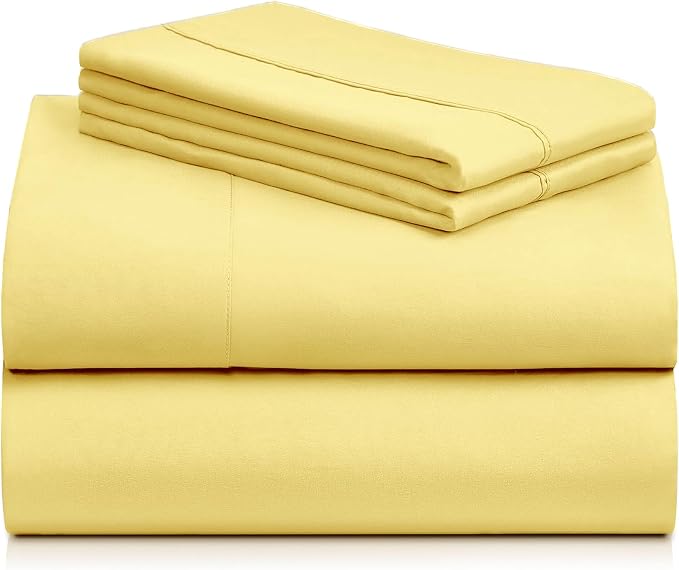 LuxClub 4 PC Sheet Set Bed Sheets Deep Pockets 16" Eco Friendly Wrinkle Free - Image 8