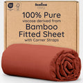 Bambaw 100% Viscose Derived from Bamboo Fitted Sheet Twin Size, Cooling Fitted by Bambaw
