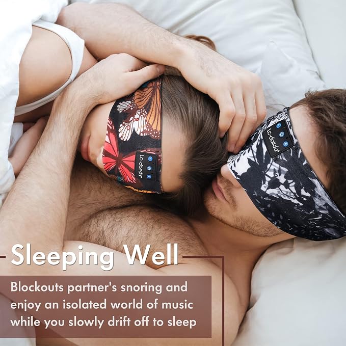 LC-dolida Sleep Headphones Bluetooth 5.4, Headband Earphones Wireless, Sleep - Image 5