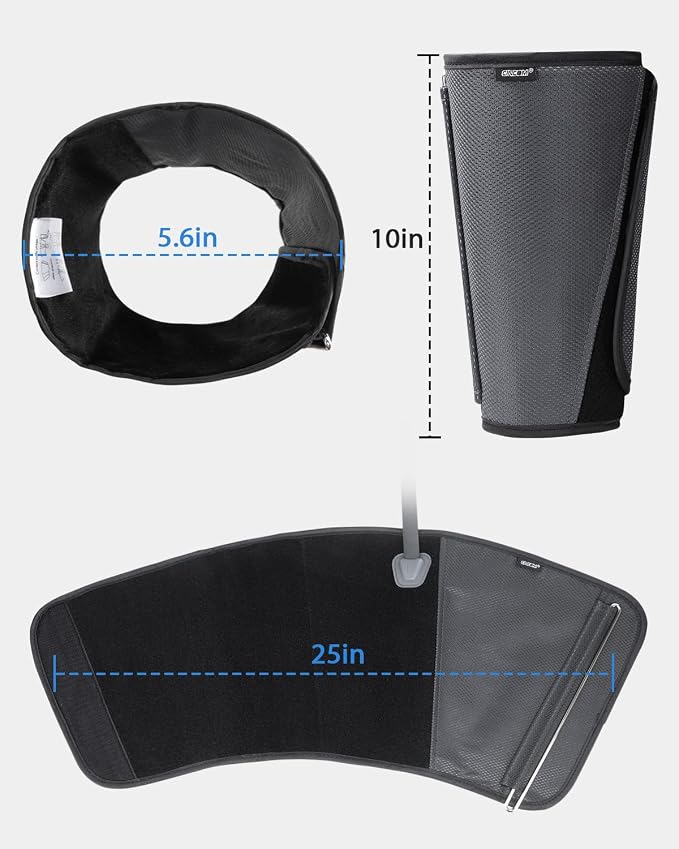 CINCOM Leg Massager for Circulation and Pain Relief, Air Compression Calf - Image 4