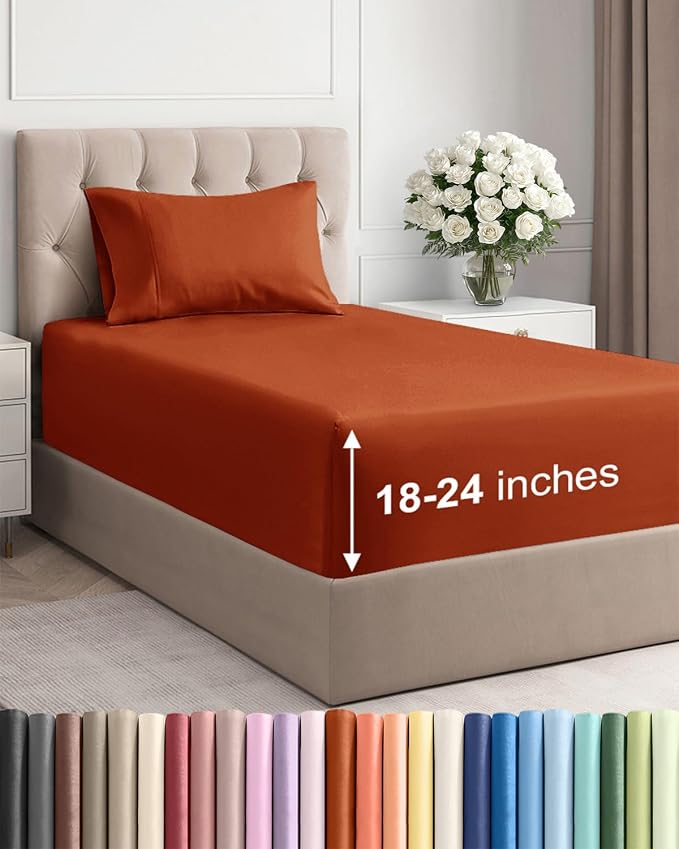 Extra Deep Twin Sheet Set by CGKUnlimited