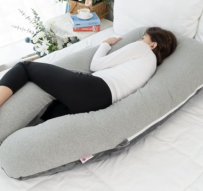Meiz Pregnancy Pillows Cooling, Pregnancy Pillow U Shaped, Full Body Pillow and - Image 6