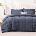 Love's cabin Twin XL Comforter Set Indigo Blue, 5 Pieces Twin XL Bed in a Bag by Lovescabin