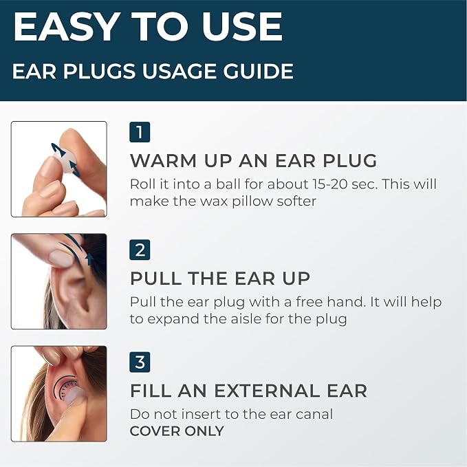 Peace&Quiet | PQ Wax Ear Plugs for Sleeping, Swimming - Image 9