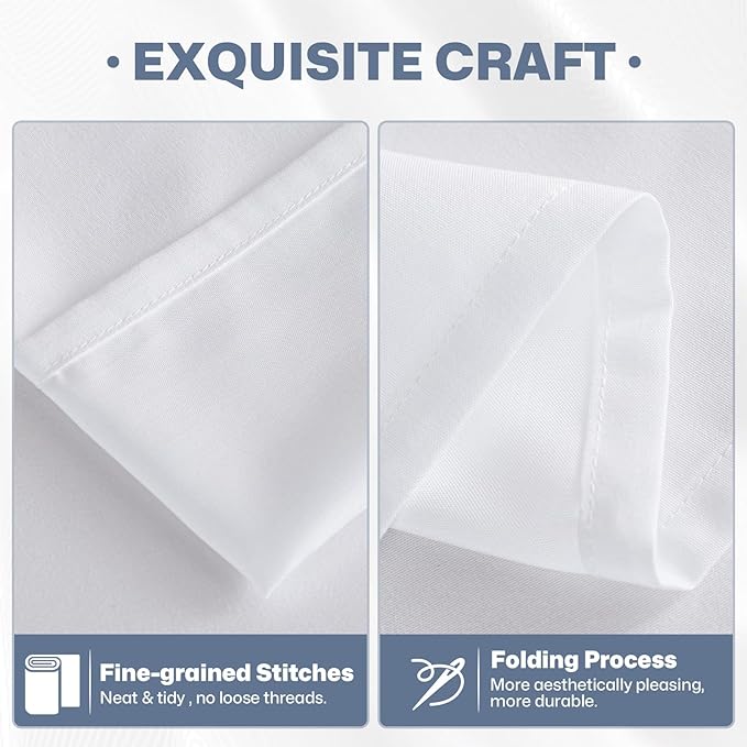 Lavisun Twin Flat Sheets Only 2 Pack, Hotel Quality Twin Flat Sheets Only - Image 5