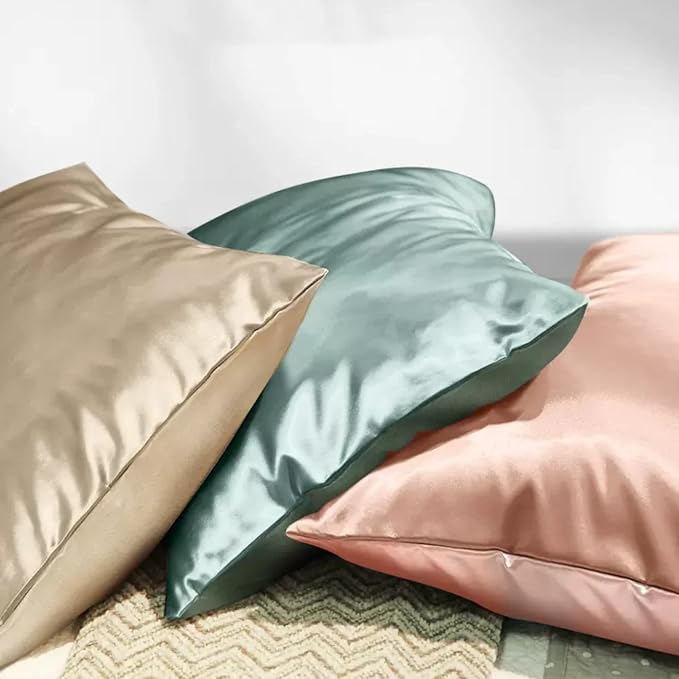 22 Momme Silk Pillowcase for Hair and Skin Made in USA, 100% Pure Mulberry Silk - Image 4