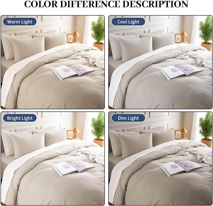 NEXHOME PRO King Duvet Cover Set – 100% Certified Organic Cotton - Image 3