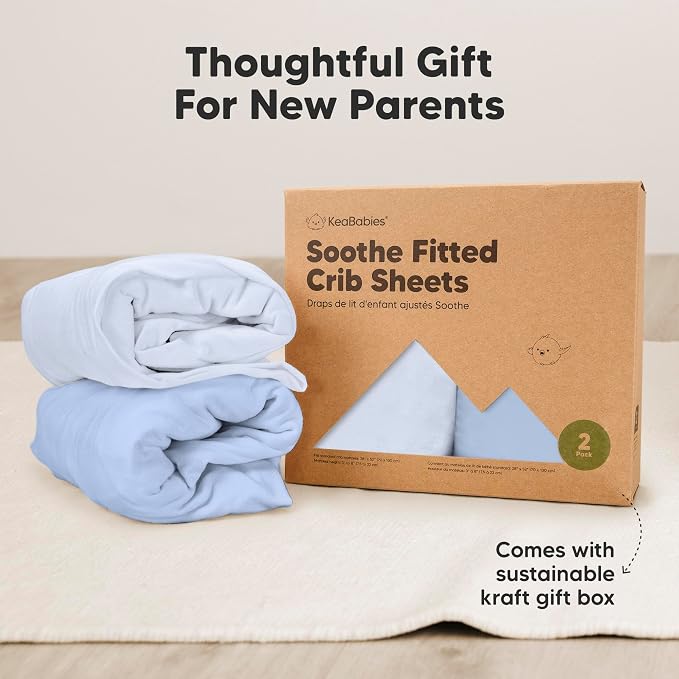 KeaBabies 2-Pack Organic Crib Sheets - Image 9