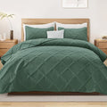Exclusivo Mezcla Oversized King Quilt Set- Green Cal King Quilts Bedding Set by ExclusivoMezcla