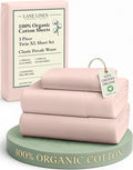 LANE LINEN 100% Organic Cotton Twin XL Bed Sheets Set, Machine Wash Fully by LaneLinen