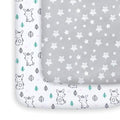 Pack and Play Sheets, 2 Pack Mini Crib Sheets, Stretchy Playard Fitted Sheet by Moonsea