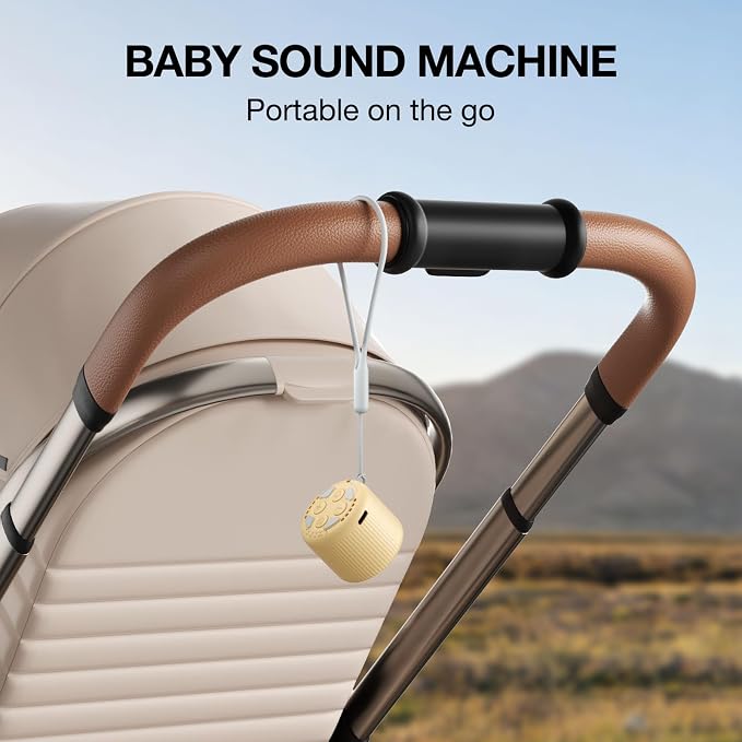 White Noise Machine Baby Portable Sound Machine, LEICEX Travel Sound Machine - Image 5