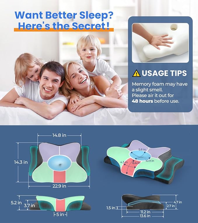Ultra Pain Relief Cooling Pillow - Image 6