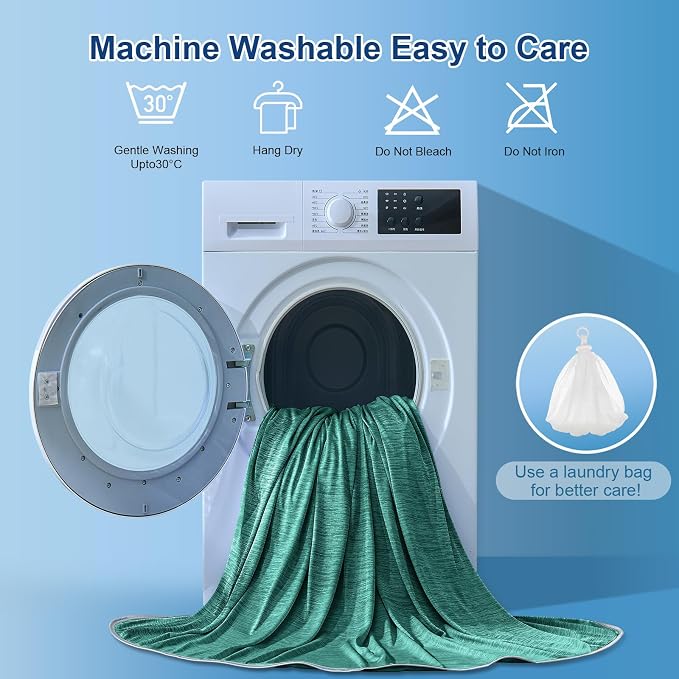 KMUSET Cooling Blanket Queen Size, Double Sided Summer Cooling Blankets - Image 7