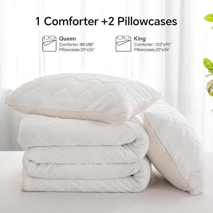 BEDELITE Fluffy Twin Comforter Set - Image 7