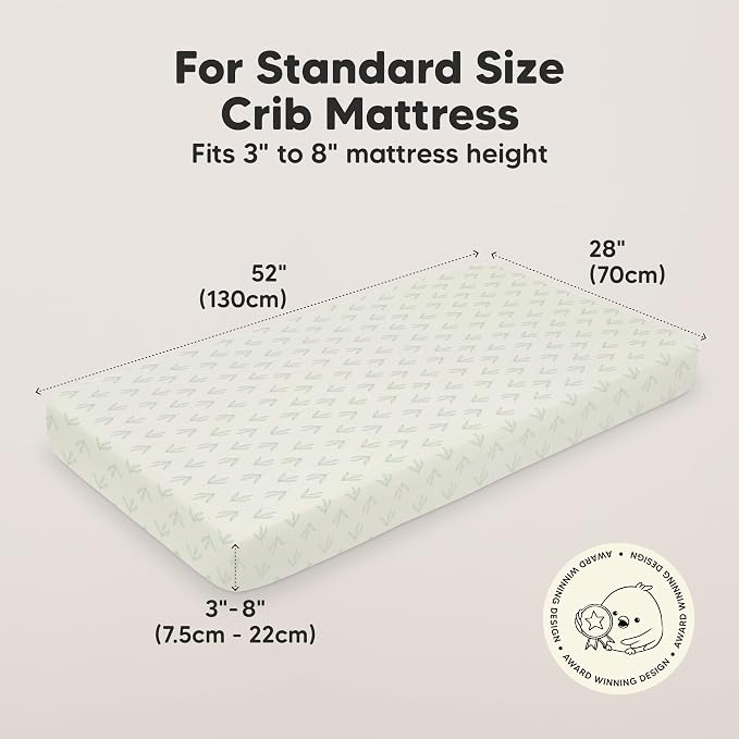 KeaBabies 2-Pack Organic Crib Sheets - Image 2